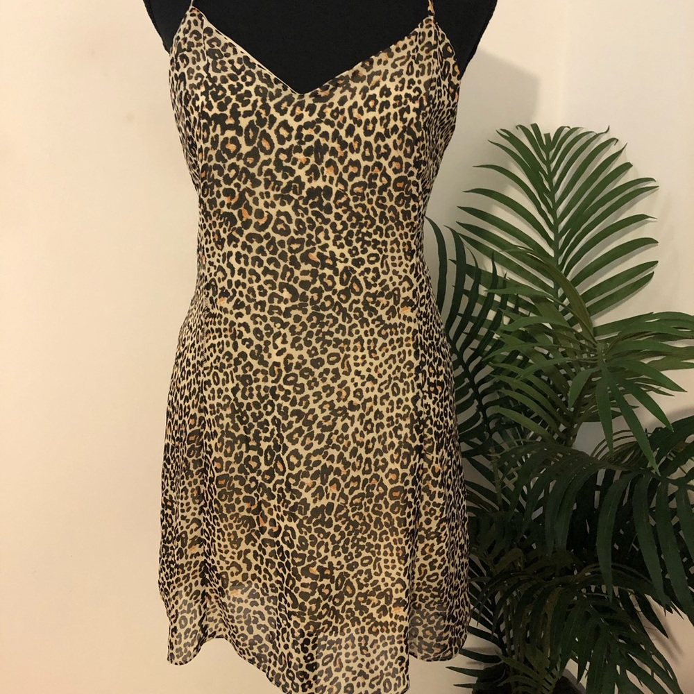 Leopard mini dress
